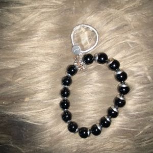 Black bead braclet
